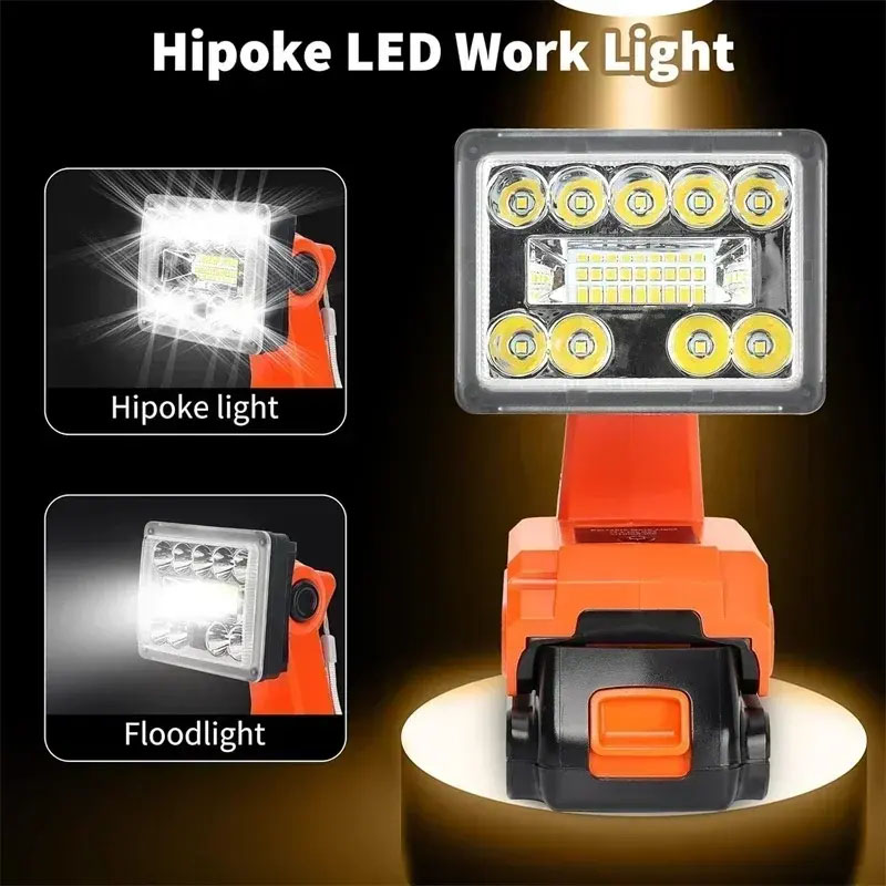 Black+Decker Tool Cordless - Lanterna de Trabalho Sem Fio LED
