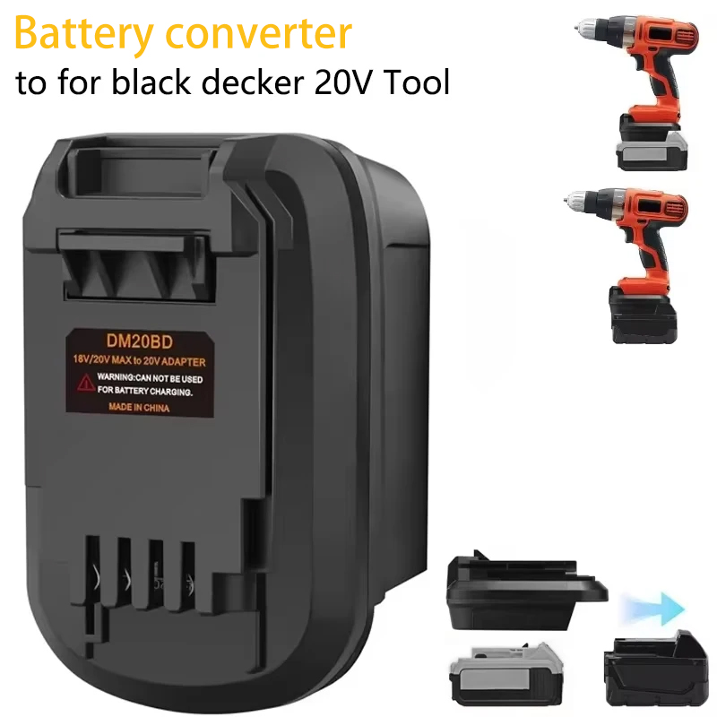 Black+Decker Tool Cordless - Adaptador de Ferramentas Black Decker para