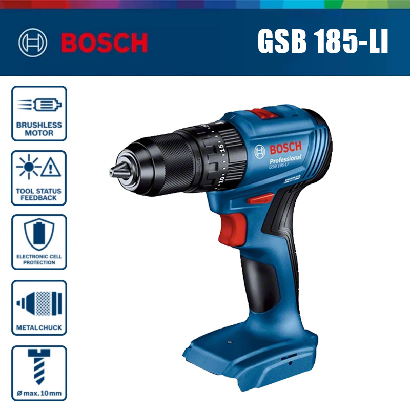 Bosch Drill Gsb 18V - Furadeira de impacto sem fio Bosch