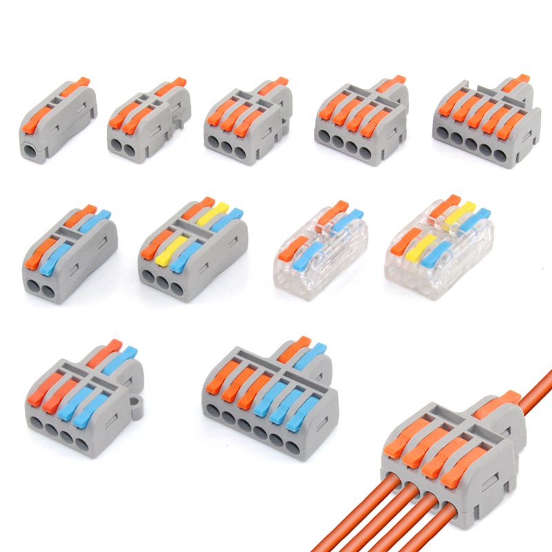 Push Fit Connector - 1/5/10 PCS Mini Conectores de Cabo