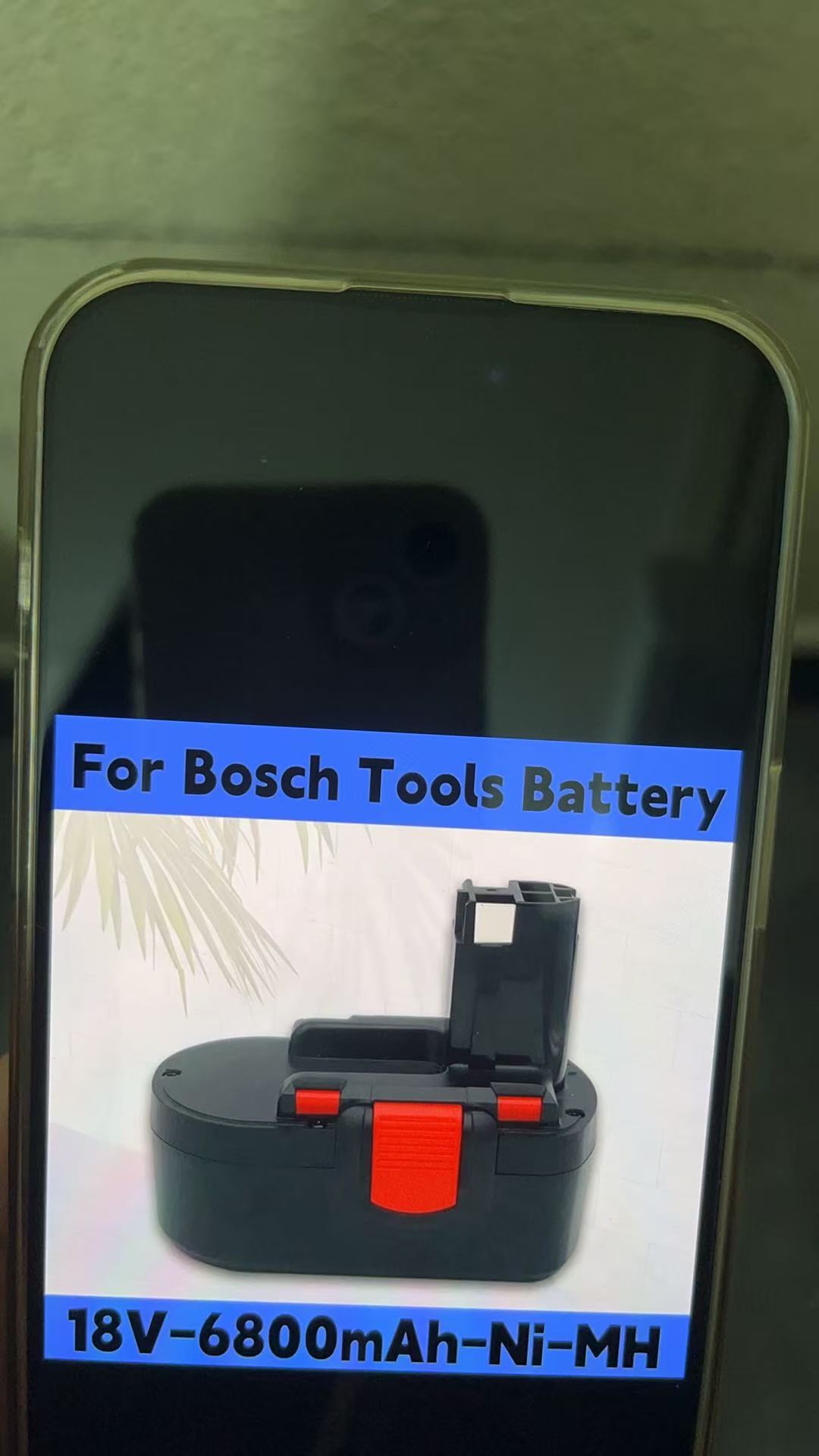 Bosch Drill Gsb 18V - Bateria de 18v 6800mah para bosch