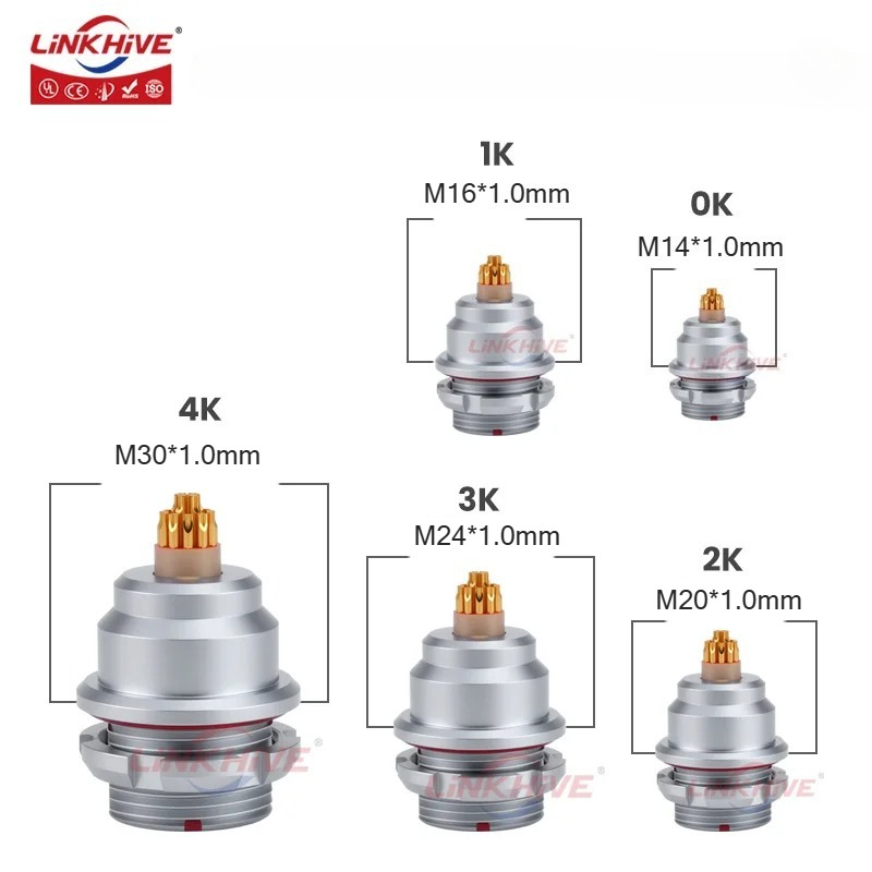 Push Fit Connector - Conector push pull compatível com soquete/recepto