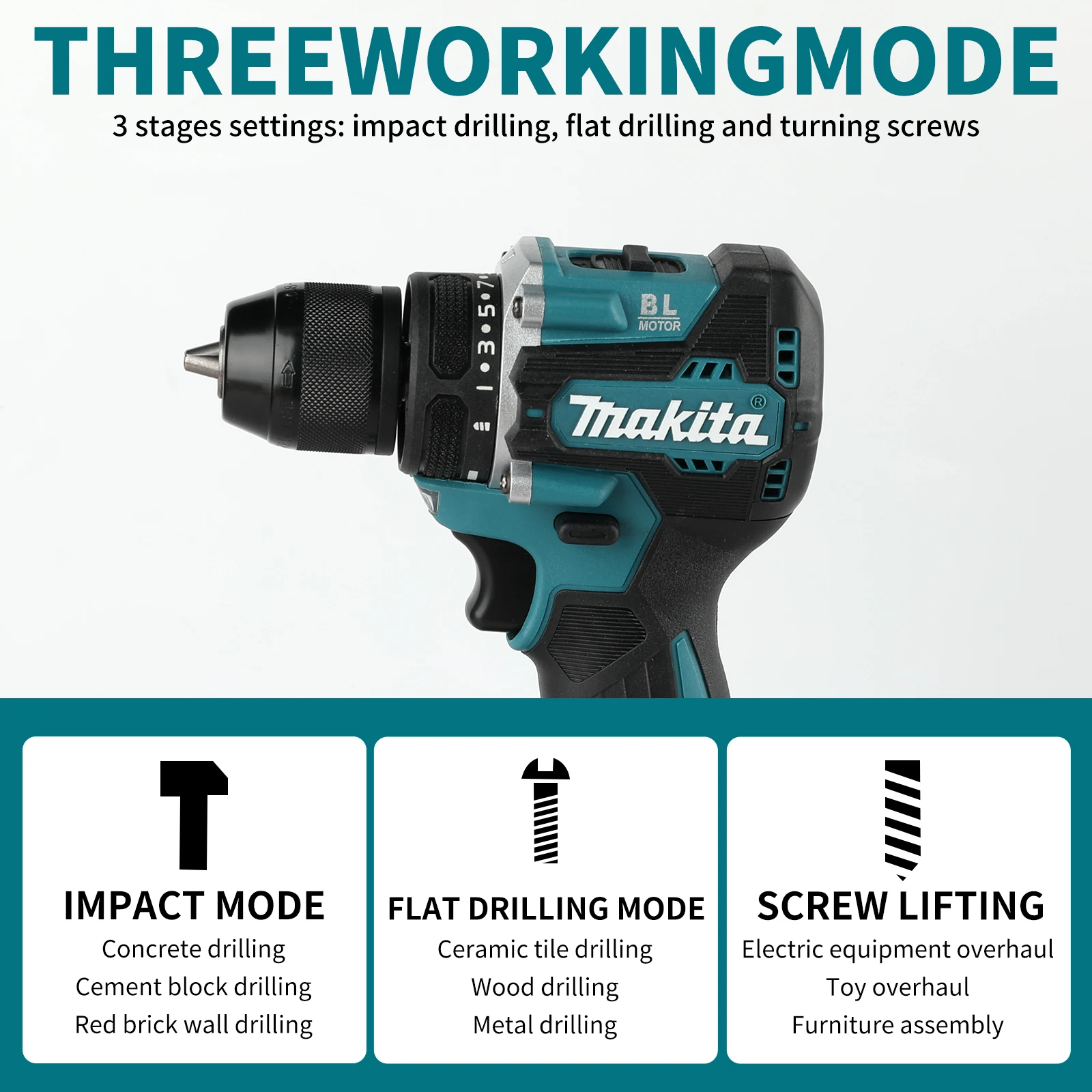 Furadeira/Parafusadeira Makita - Makita Drill Ddf484 avaliação e preço