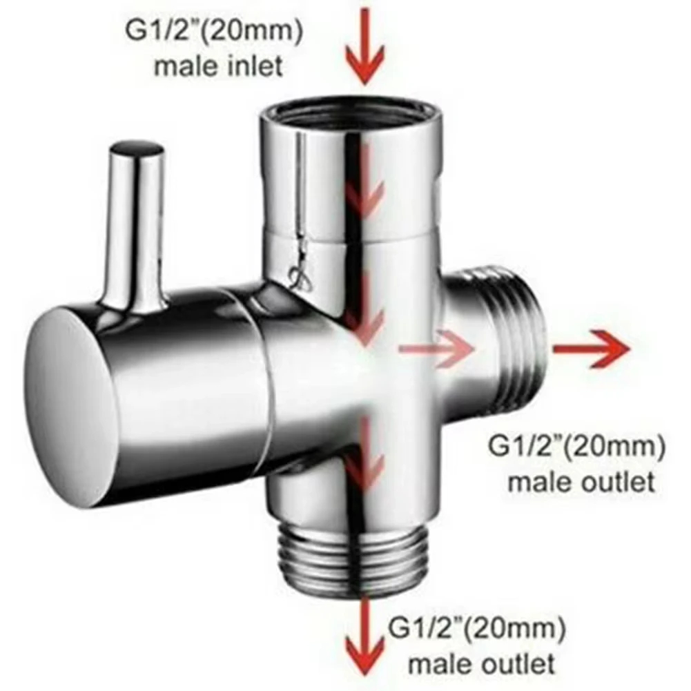 G1/2in 3 vias desviador válvul - Shower Valve Cartridge avaliação e preço