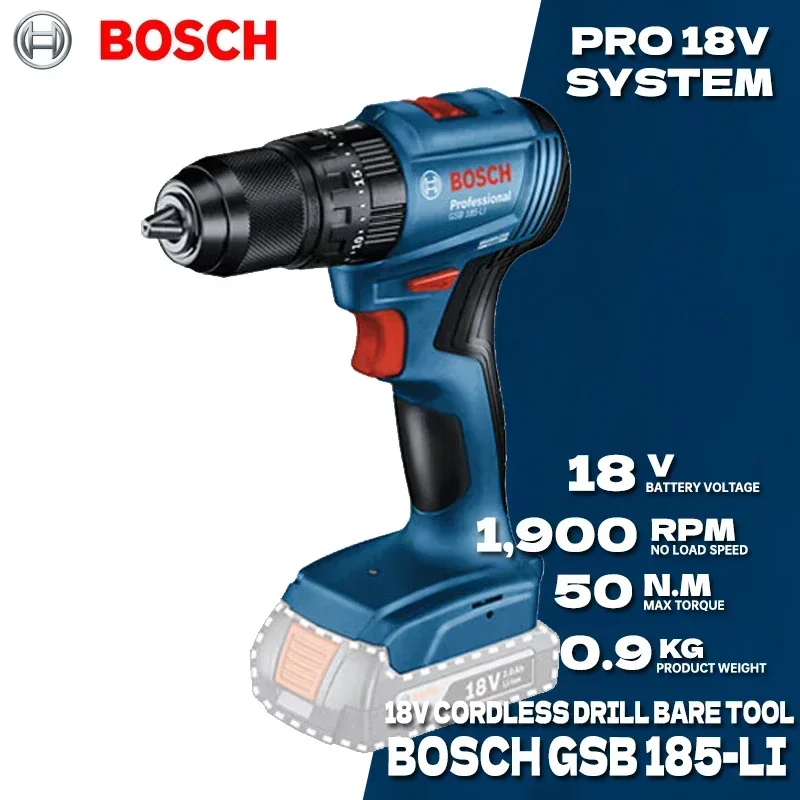 Furadeira de Impacto Sem Fio B - Bosch Drill Gsb 18V avaliação e preço