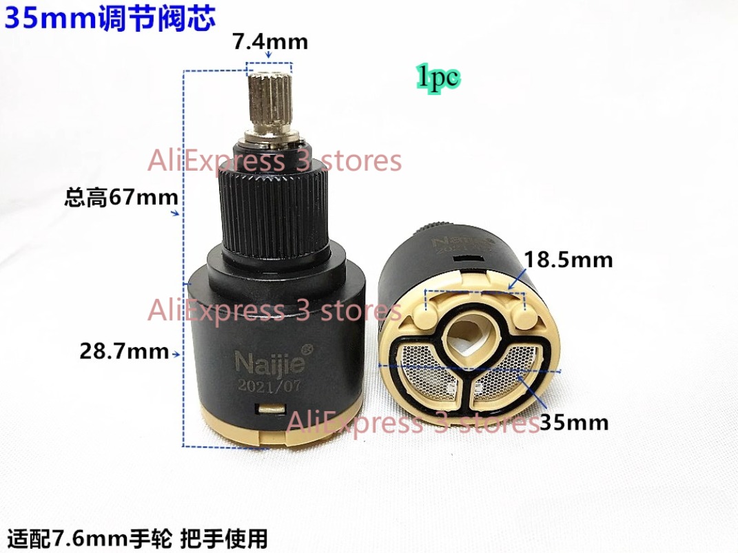 1 pçs 28mm/35mm/40mm torneira  - Shower Valve Cartridge avaliação e preço