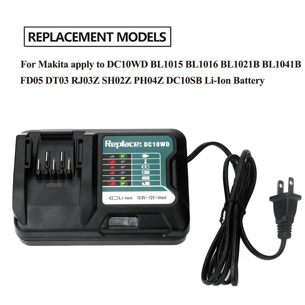 Carregador DC10WD para Bateria - Makita Drill Hp1640 avaliação e preço