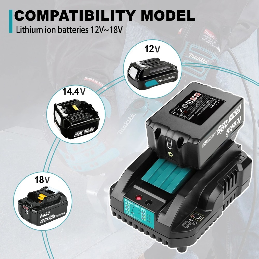 Carregador de bateria de íon-l - Makita Drill Hp1640 avaliação e preço