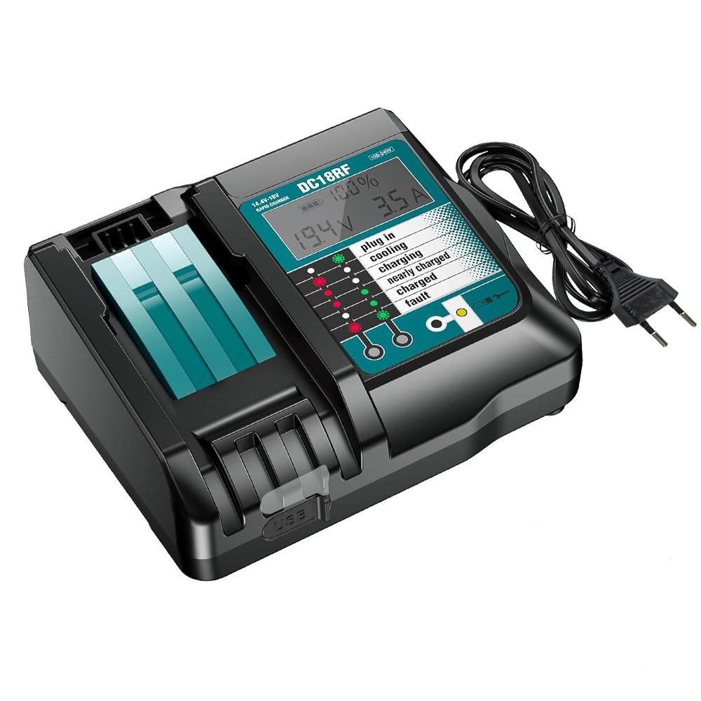 Carregador Super Rápido DC18RF - Makita Drill Hp1640 avaliação e preço