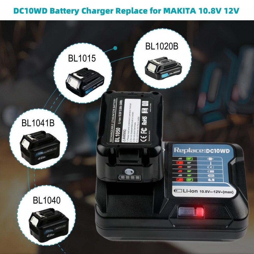 10.8v 12v 6a recarregável subs - Makita Drill Hp1640 avaliação e preço
