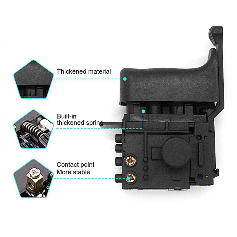 Interruptor de substituição pa - Makita Drill Hp1640 avaliação e preço