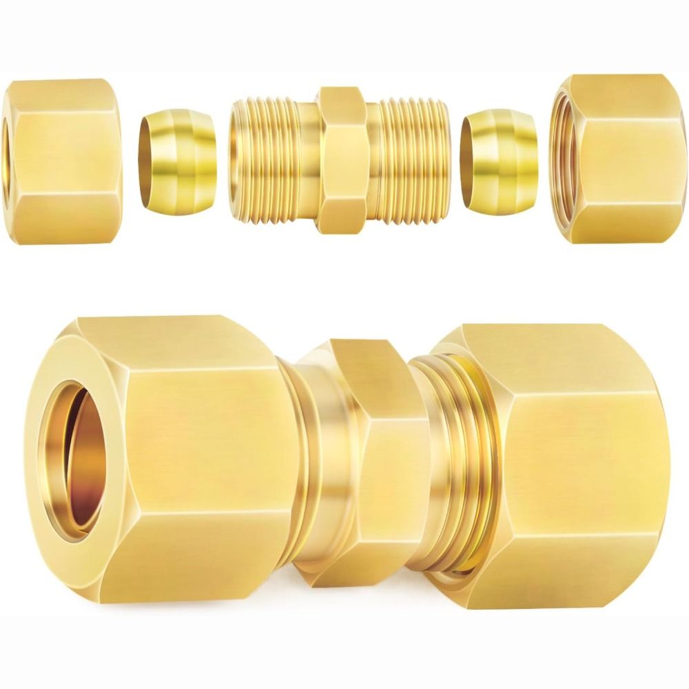 Adaptador de Latão com Conexão - Compression Fitting Brass avaliação e preço
