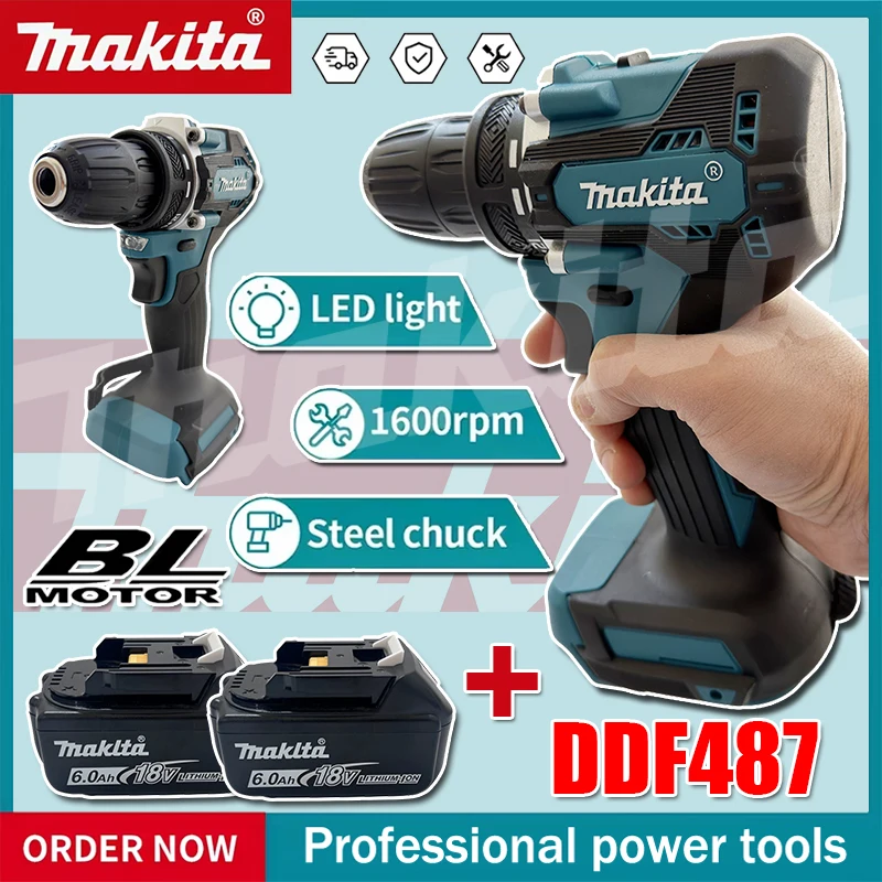 Parafusadeira Elétrica Makita  - Makita Drill Ddf484 avaliação e preço